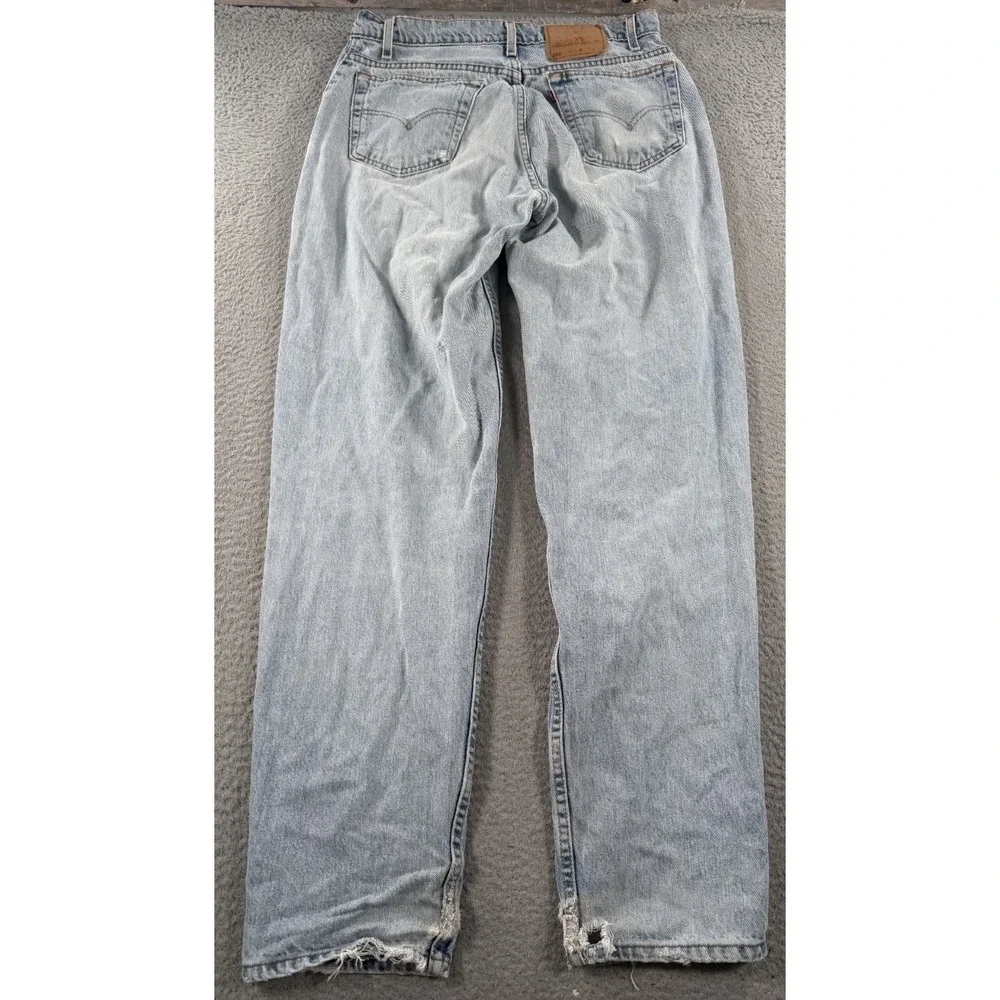 Vintage Levi's 560 Loose Fit Straight Leg Jeans Men 32x33 Distressed Grunge 1997